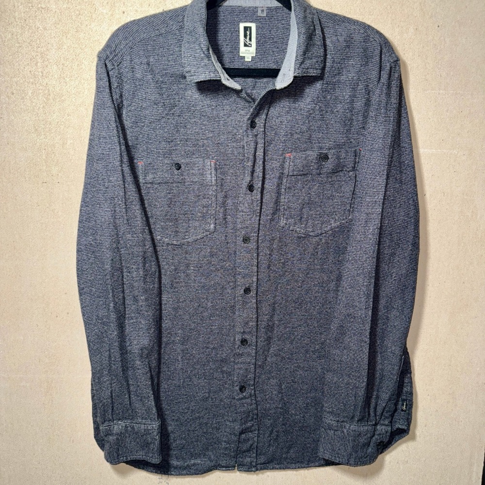 Howe‎ N°65 Men's Gray Button Down Shirt Long Sleeve Casual XL